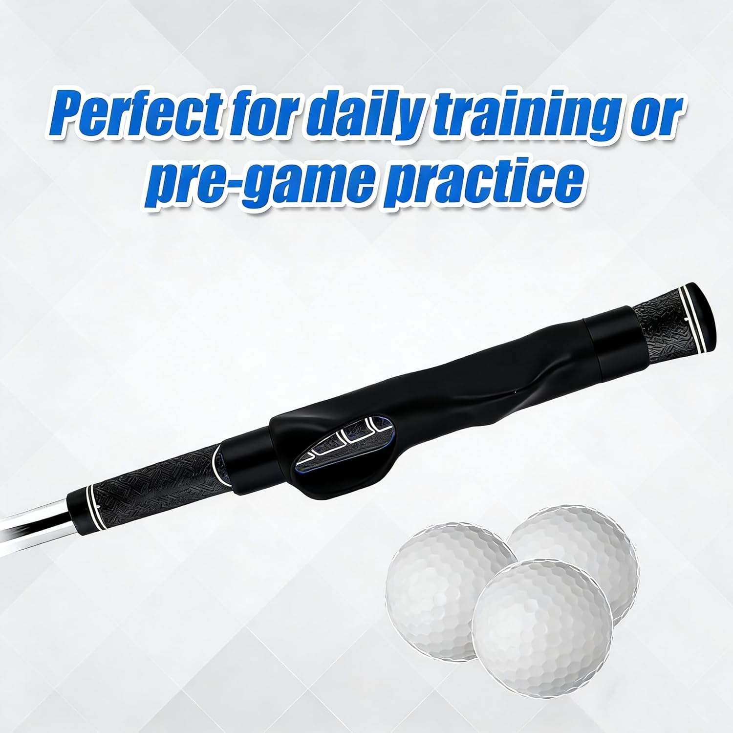Golf Grip Trainer, Right Hand Golf Accessories, Grip Training, Indoor/Outdoor Golf Training Aid, Enhances Swing Power & Precision, Trains Grip Skills, Suitable for Beginners & Experienced Golfers