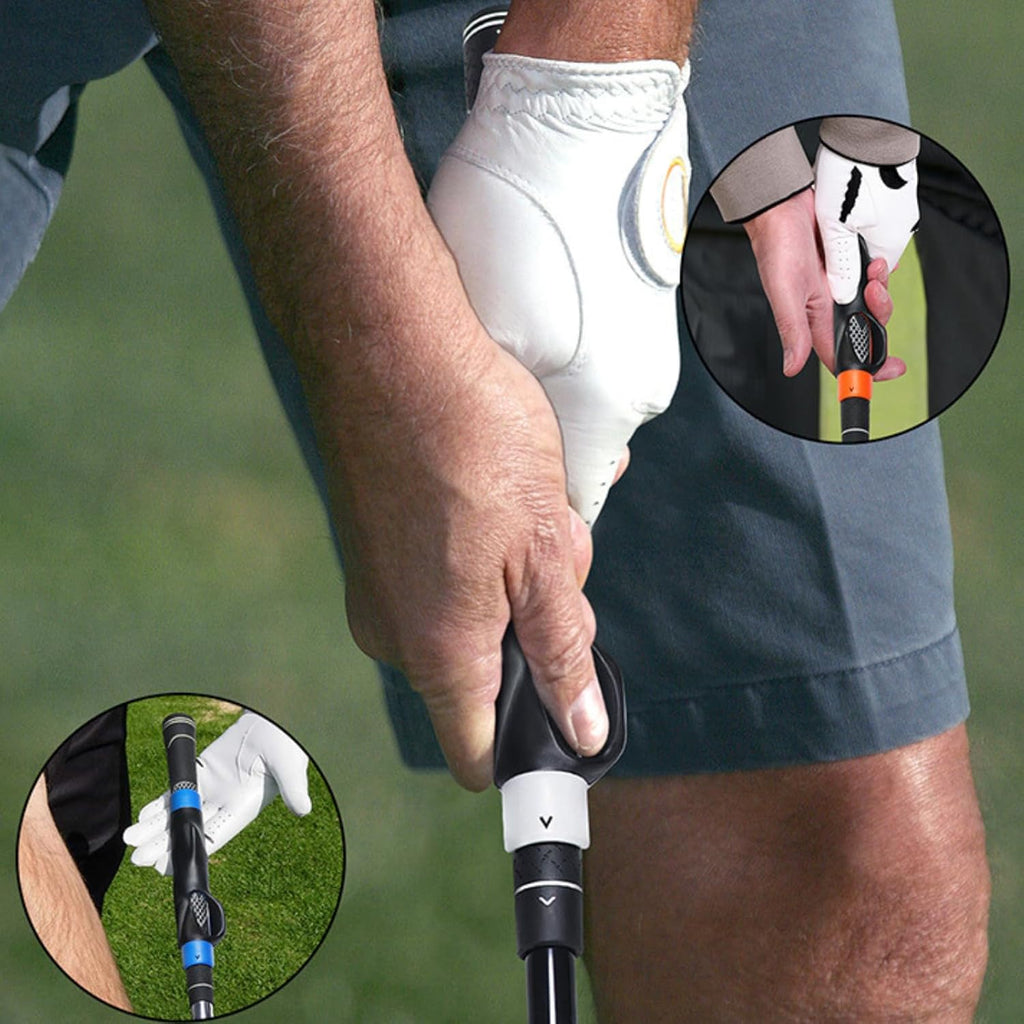 Golf Grip Trainer, Right Hand Golf Accessories, Grip Training, Indoor/Outdoor Golf Training Aid, Enhances Swing Power & Precision, Trains Grip Skills, Suitable for Beginners & Experienced Golfers
